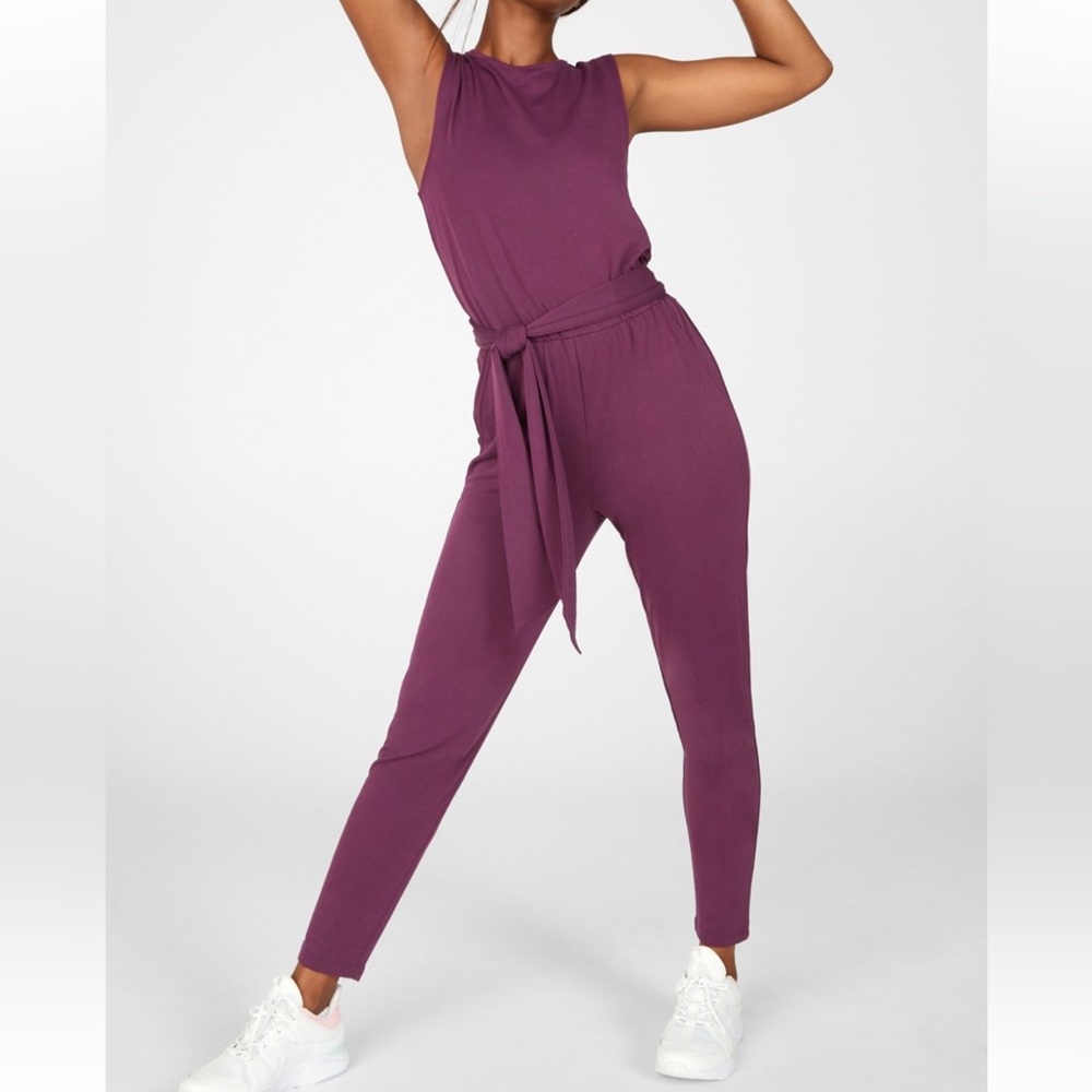 Fabletics Carli Jumpsuit in Eggplant